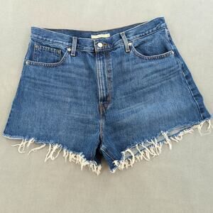 Levi's Blue Denim Cutoff Jean Shorts
